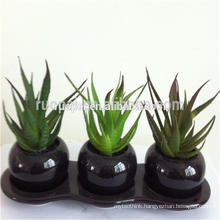 Cheap Green Mini Artificial Succulent Plants With Pot